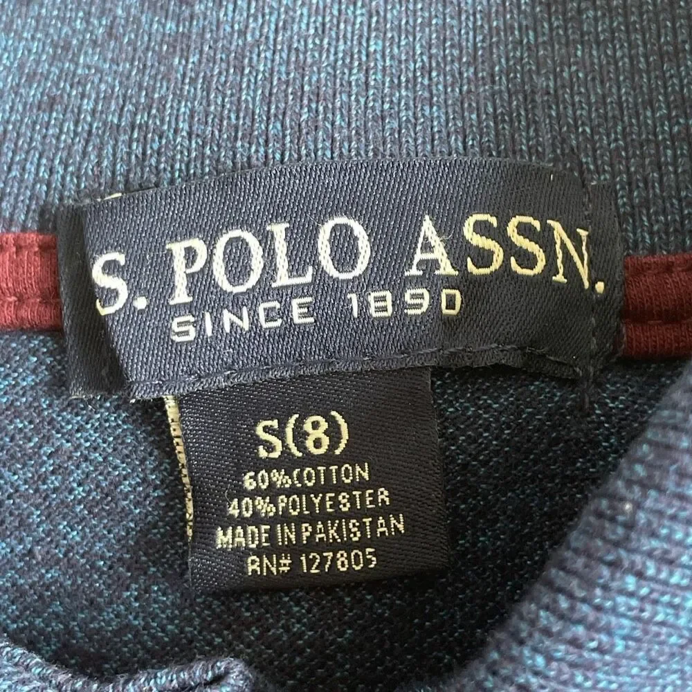 Boys Polo Lot Calvin Klein Polo Assn Abercrombie Tommy Hilfiger Gap Graphite Sma - Picture 4 of 15